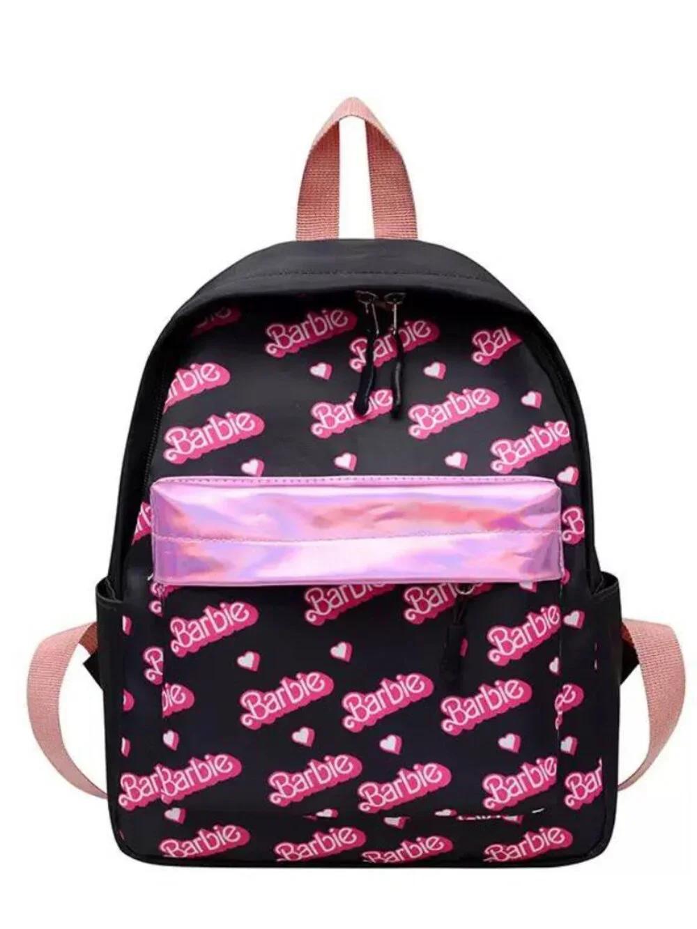 Pink Barbie Backpack Collection Display – Stylish School Bag Set